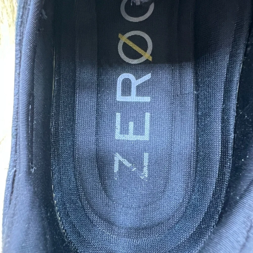 Cole Haan 2.Zerogrand Lined Laser Men's 8.5M Black Leather Oxford C23832